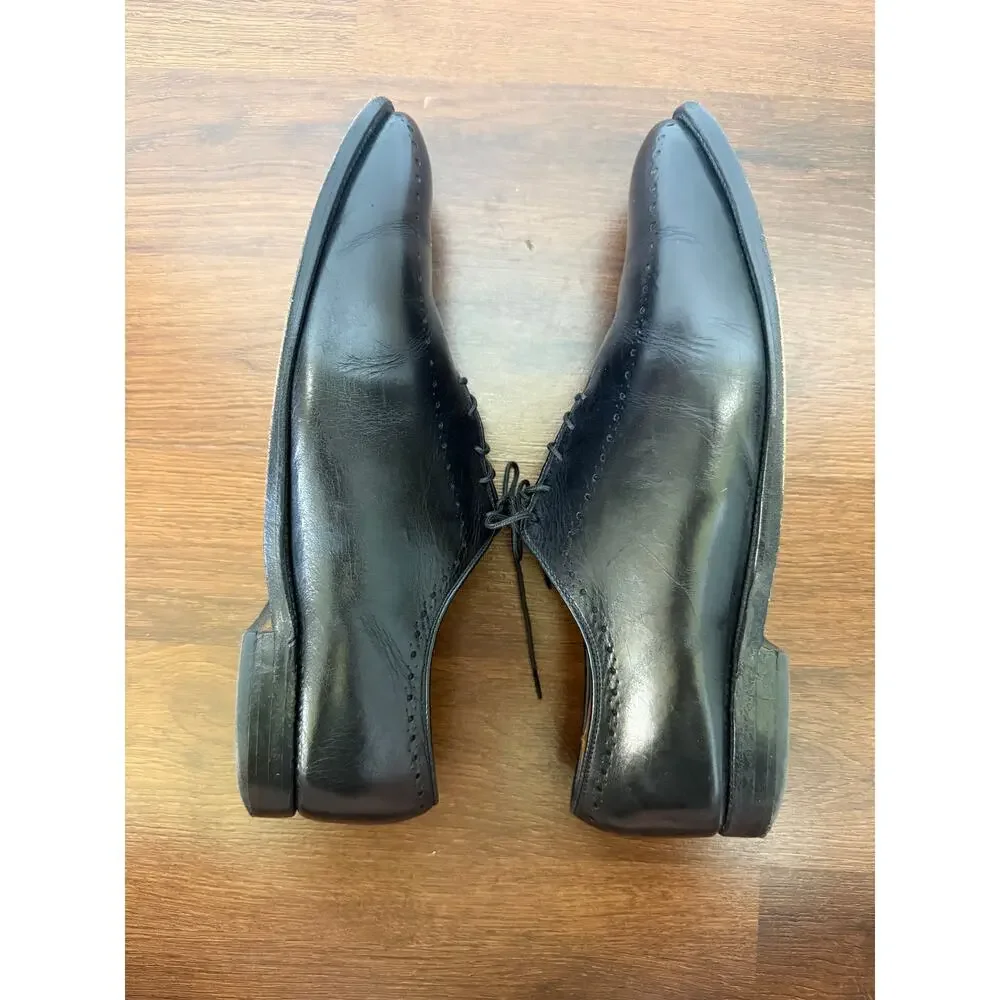 Allen Edmonds Hastings Black Leather Oxford Sz 10.5 Formal Classic